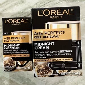 L'Oreal Midnight Cream and Eye Cream Duo NEW